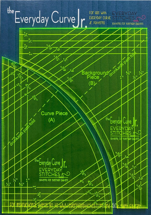 Everyday Curve Junior Template Set from Everyday Stitches - Modern Fabric Shoppe