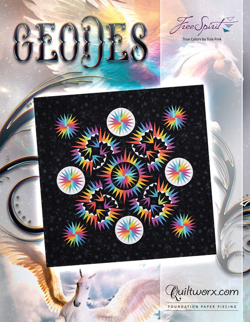 Geodes Quilt Pattern By Quiltworx - Judy Niemeyer Quilting - Modern Fabric Shoppe