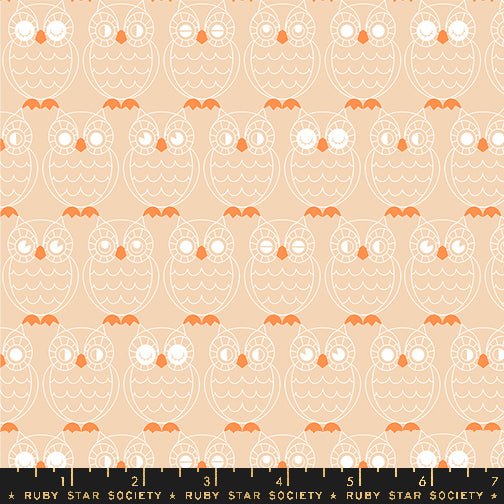 Good Spirits - Collaboration by Ruby Star Society - Who's There RS 5140 11 - Creme Brulee - Half Yard - November 2024 (Copy) - Modern Fabric Shoppe
