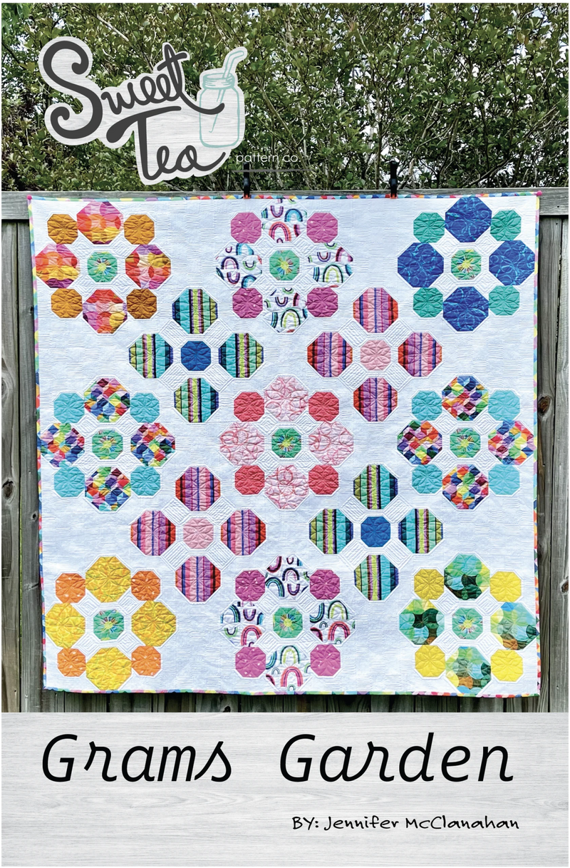 Grams Garden Quilt Pattern By Sweet Tea Pattern Co. by Jennifer McClanahan - Modern Fabric Shoppe