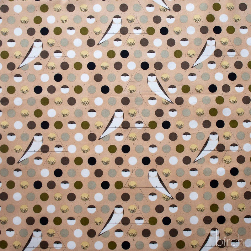 Iconic Vol. 2 by Charley Harper- Bank Swallow Brown CH-58 Half Yard- 2026 - Modern Fabric Shoppe