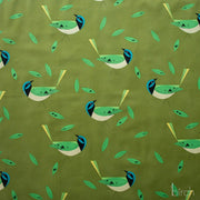 Iconic Vol. 2 by Charley Harper- Jay Poplin Green CH-49 Half Yard- 2026 - Modern Fabric Shoppe
