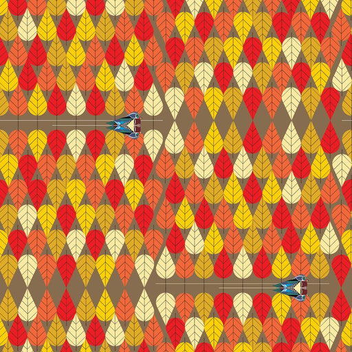 Iconic Vol. 2 by Charley Harper- Octoberama Lake CH-135 Half Yard- 2026 - Modern Fabric Shoppe