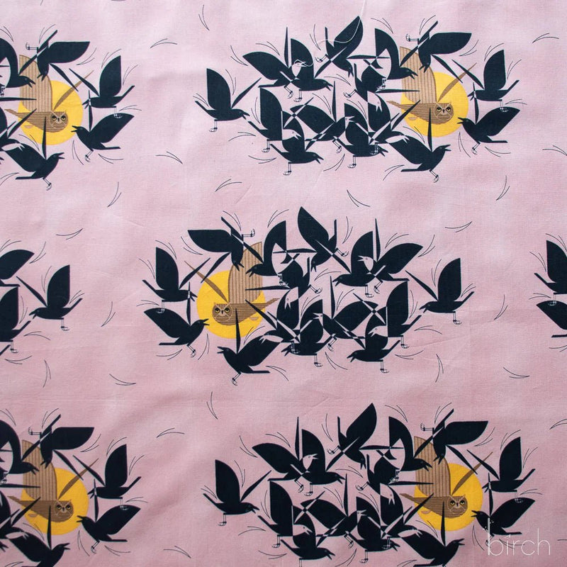 Iconic Vol. 2 by Charley Harper- Owltercation CH-96 Half Yard- 2026 - Modern Fabric Shoppe