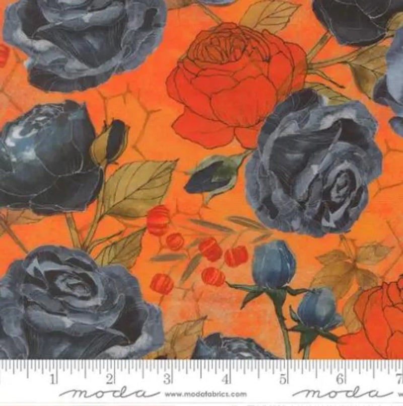 Coven by Robin Pickens- Coven Rose 48800 12 Pumpkin- Half Yard- May 2026