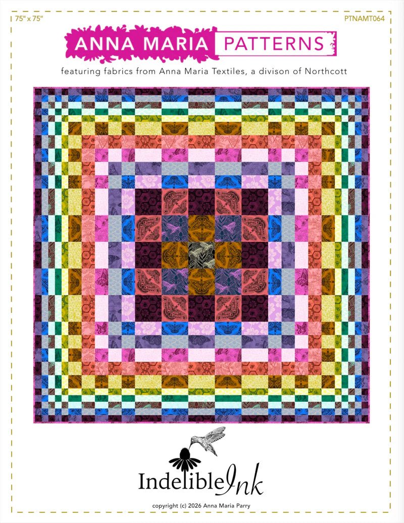 Indelible Ink Quilt Pattern ONLY by Anna Maria - Modern Fabric Shoppe