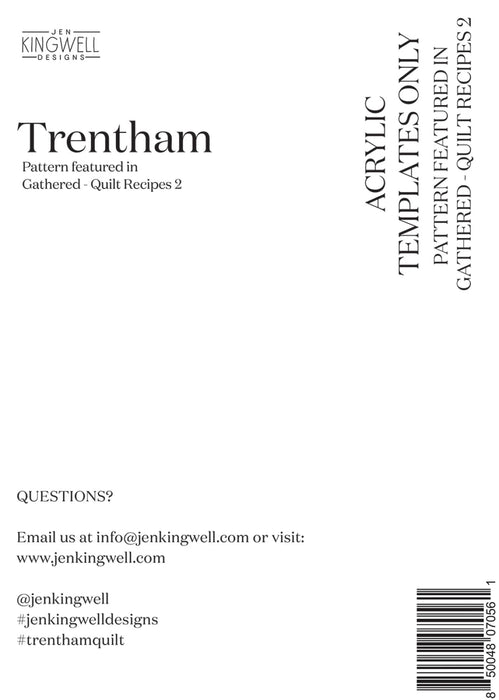 Jen Kingwell - Trentham Acrylic Template - Modern Fabric Shoppe