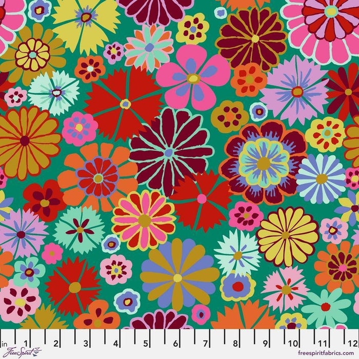 Kaffe Fassett August 2024 Collective - Folk Flower - PWGP204.MULTI - Half Yard - Modern Fabric Shoppe