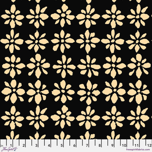 Kaffe Fassett August 2024 Collective - Snow Flowers - PWBM094.BLACK - Half Yard - Modern Fabric Shoppe