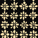 Kaffe Fassett August 2024 Collective - Snow Flowers - PWBM094.BLACK - Half Yard - Modern Fabric Shoppe