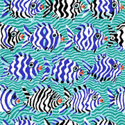 Kaffe Fassett August 2025 Collective - Minnows PWBM100.AQUA - Half Yard - Modern Fabric Shoppe