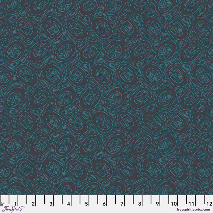 Kaffe Fassett Collective - Aboriginal Dot GP71.CHARCOAL - Half Yard - Modern Fabric Shoppe