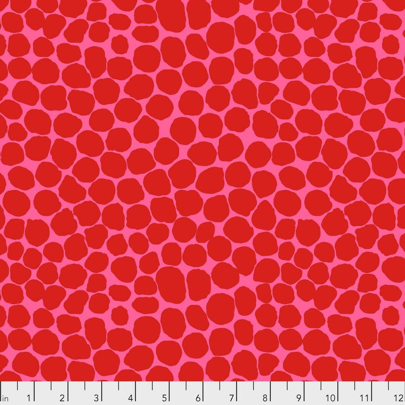 Kaffe Fassett Collective Fabric - Brandon Mably - Jumble PWBM053.RUBY - Half Yard - Modern Fabric Shoppe