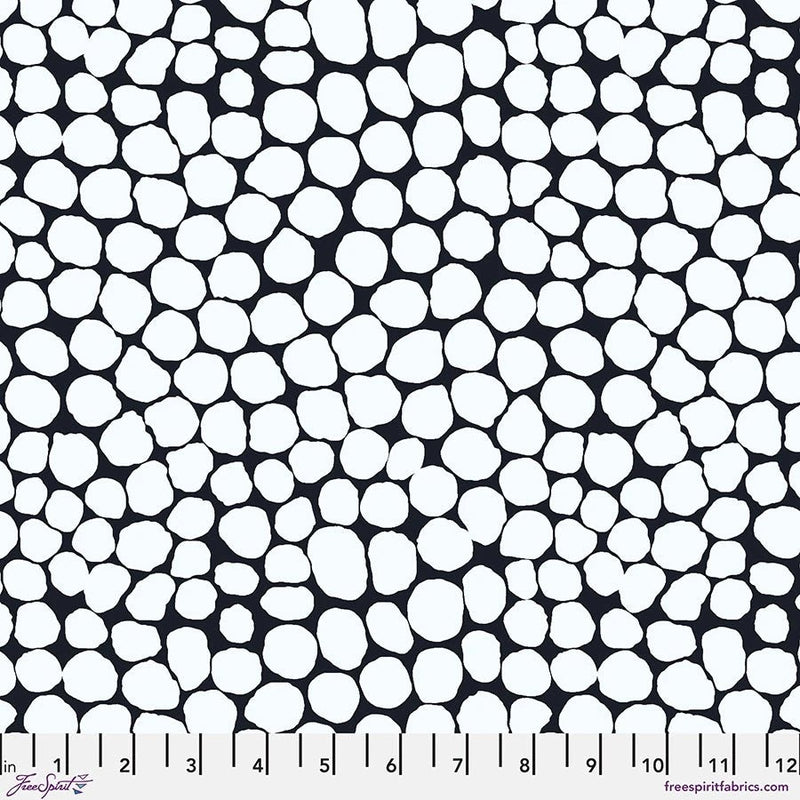 Kaffe Fassett Collective Fabric- Brandon Mably- Jumble PWBM053.WHITE- Half Yard - Modern Fabric Shoppe