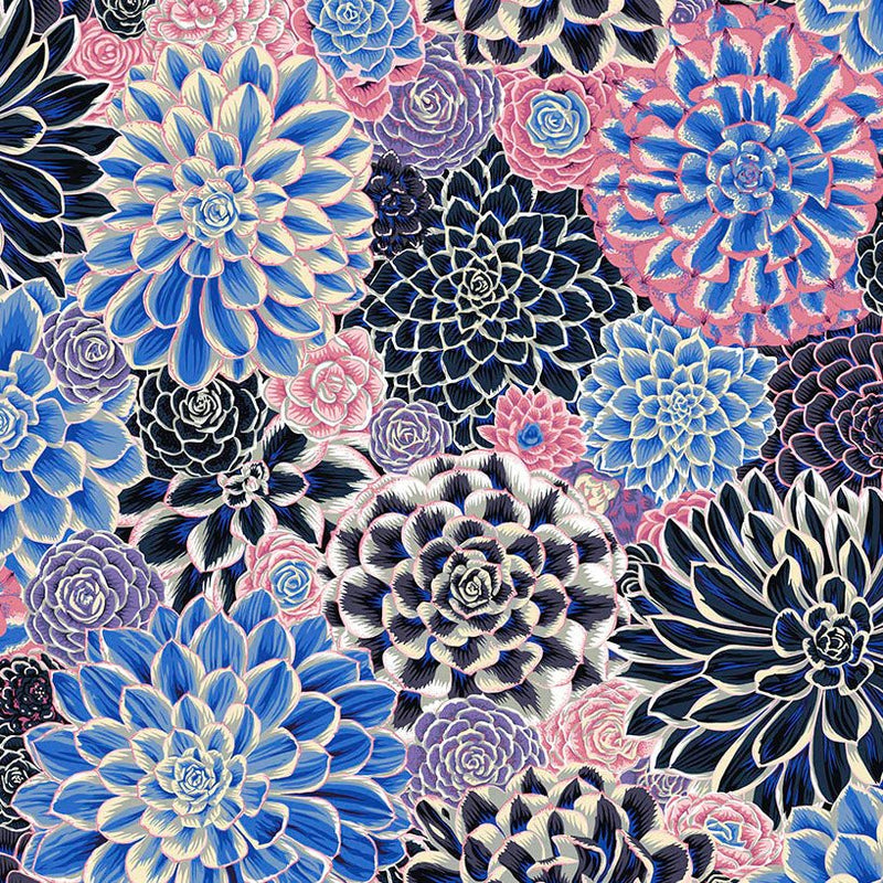 Kaffe Fassett Collective - House Leeks PWPJ113.CONTRAST - Half Yard - Modern Fabric Shoppe