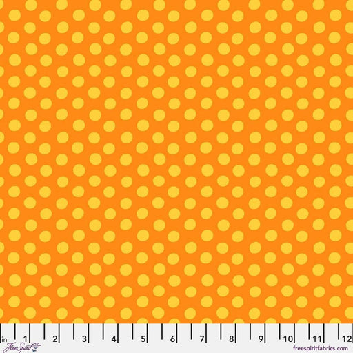 Kaffe Fassett Collective - Spot PWGP070.MANGO - Half Yard - Modern Fabric Shoppe