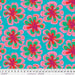 Kaffe Fassett February 2023 Collective - Brandon Mably - Funky Flora - PWBM011.AQUA - Half Yard - Modern Fabric Shoppe