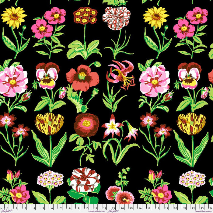 Kaffe Fassett February 2025 Collective - Flower Studies PWGP205.BLACK - Half Yard - Modern Fabric Shoppe