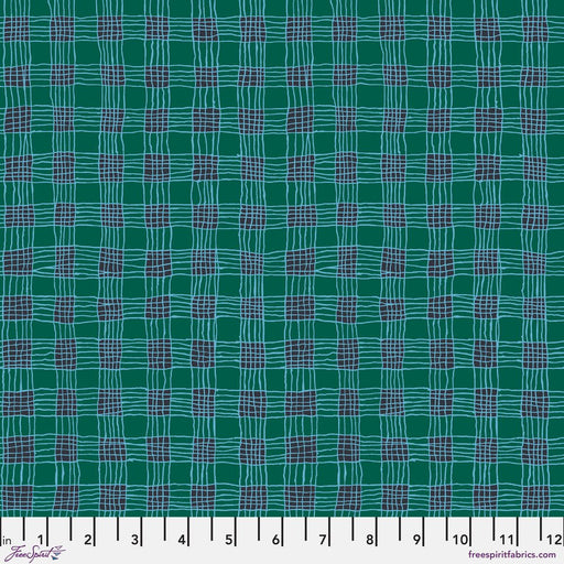 Kaffe Fassett February 2025 Collective - Gingham PWBM089.AQUA - Half Yard - Modern Fabric Shoppe