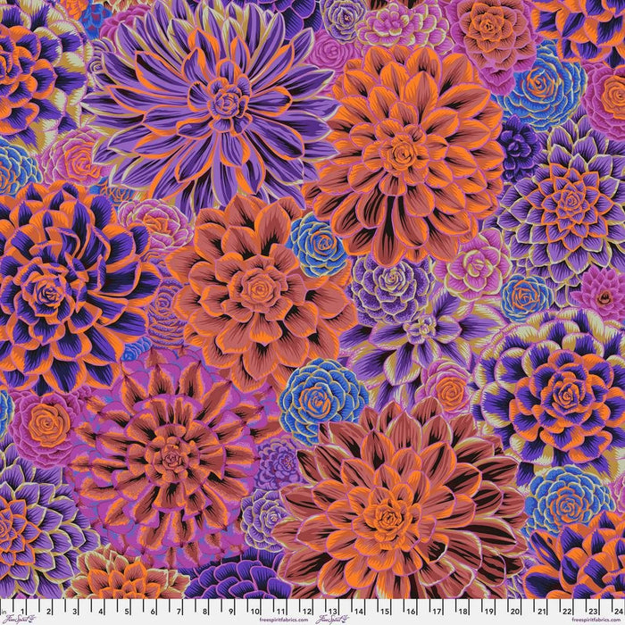 Kaffe Fassett February 2025 Collective - House Leeks PWPJ113.PURPLE - Half Yard - Modern Fabric Shoppe