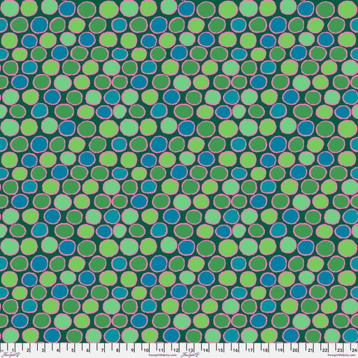 Kaffe Fassett February 2025 Collective - Penny - wise PWGP206.GREEN - Half Yard - Modern Fabric Shoppe