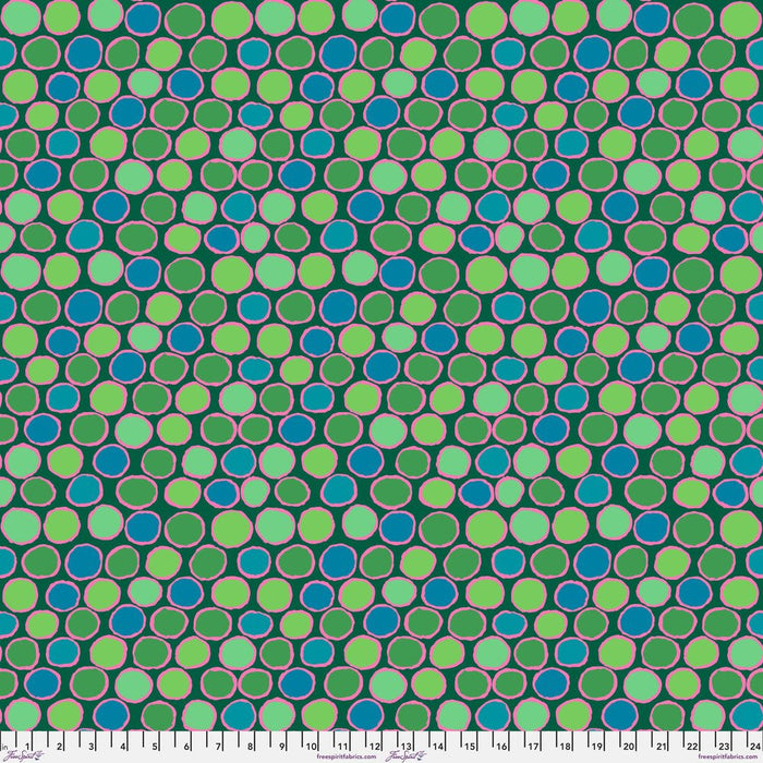 Kaffe Fassett February 2025 Collective - Penny - wise PWGP206.GREEN - Half Yard - Modern Fabric Shoppe