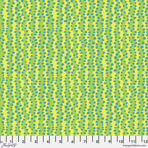 Kaffe Fassett February 2025 Collective - Small Bubble Stripe PWBM097.YELLOW - Half Yard - Modern Fabric Shoppe