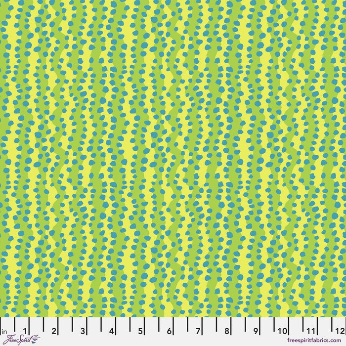 Kaffe Fassett February 2025 Collective - Small Bubble Stripe PWBM097.YELLOW - Half Yard - Modern Fabric Shoppe