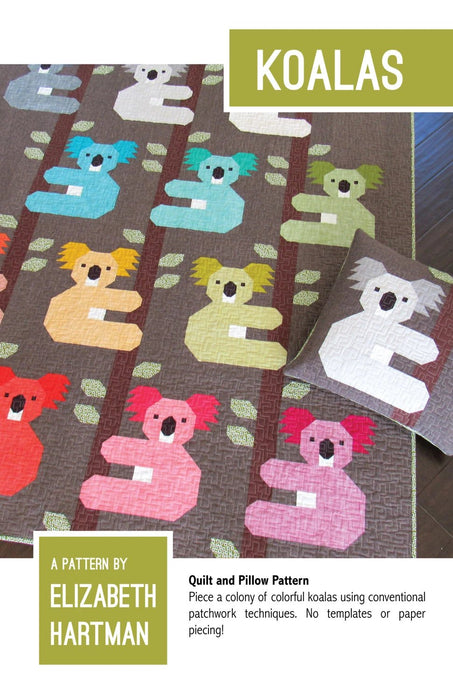 Koalas Quilt Pattern By Elizabeth Hartman - Modern Fabric Shoppe