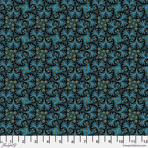 Language of Flowers by Odile Bailloeul - William PWOB108.NOIR - Half Yard - November 2024 - Modern Fabric Shoppe