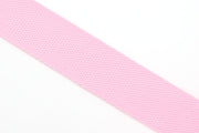 Light Pink Cotton 1 1/2 inch (38mm) width Webbing - by the yard - Modern Fabric Shoppe