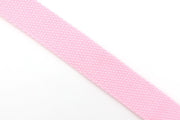 Light Pink Cotton 1 inch (25mm) width Webbing - by the yard - Modern Fabric Shoppe