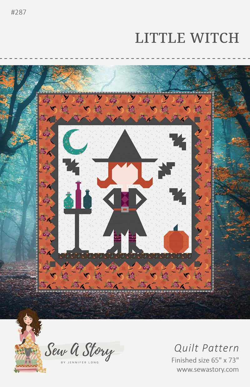 Little Witch Quilt Pattern By Jennifer Long - Modern Fabric Shoppe