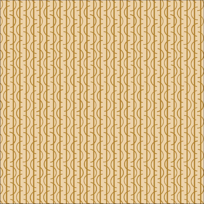 Long Branch by Charley Harper- Long Branch Wool CH-475 Chai- Half Yard- October 2026 - Modern Fabric Shoppe