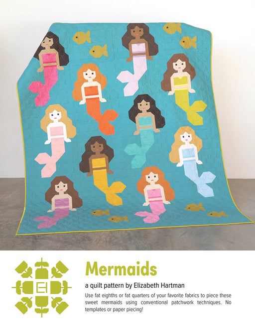Mermaids Quilt Pattern By Elizabeth Hartman - Modern Fabric Shoppe