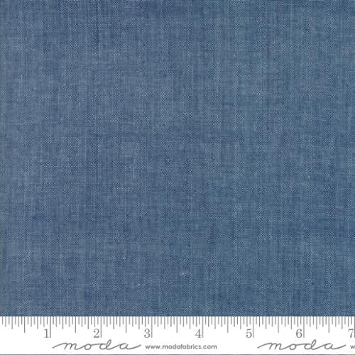 Moda Chambray - 12051 13 - Indigo - Half Yard - Modern Fabric Shoppe