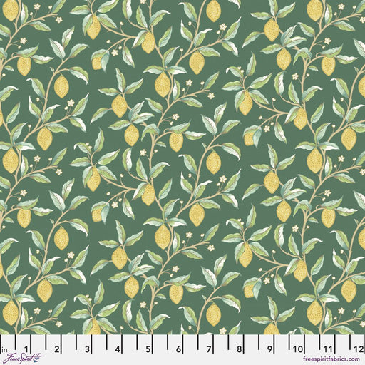 Morris & Company - Lemon Tree PWWM047.DKGREEN - Half Yard - Modern Fabric Shoppe