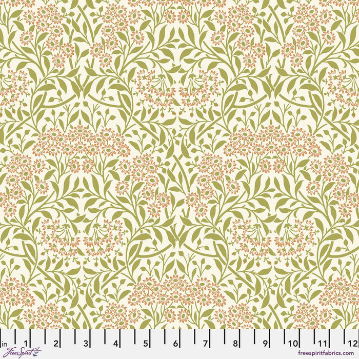 Morris & Company - Michaelmas Daisy PWWM035.SUNSHNE - Half Yard - Modern Fabric Shoppe