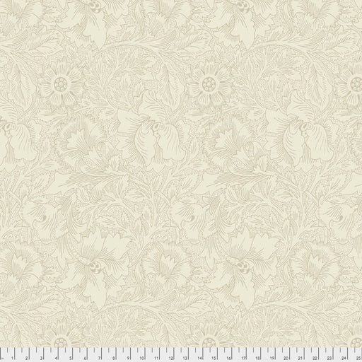 Morris & Company - Poppy PWWM029.CREAM - Half Yard - Modern Fabric Shoppe