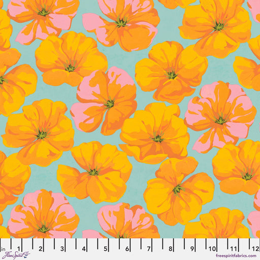 Nation of Flowers by Martha Negley - California Poppy PWMN047.ORANGE - March 2025 - Modern Fabric Shoppe