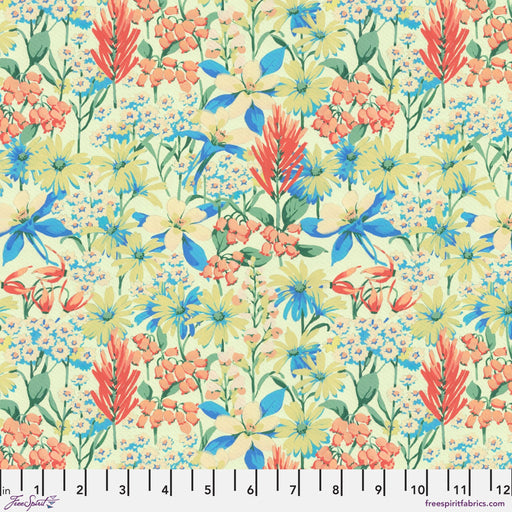 Nation of Flowers by Martha Negley - Rocky Mtn. Flowers PWMN053.SKY - March 2025 - Modern Fabric Shoppe