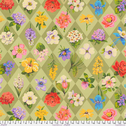 Nation of Flowers by Martha Negley - State Flowers PWMN042.SAGE - March 2025 - Modern Fabric Shoppe