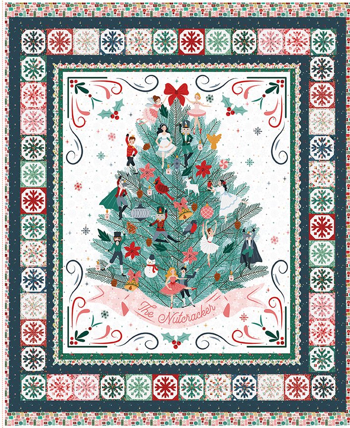 Nutcracker Tradition by Jennifer Long - CD17670 - PANEL - Half Yard May 2026 - Modern Fabric Shoppe