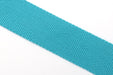 Ocean Aqua Cotton 1 1/2 inch (38mm) width Webbing - by the yard - Modern Fabric Shoppe