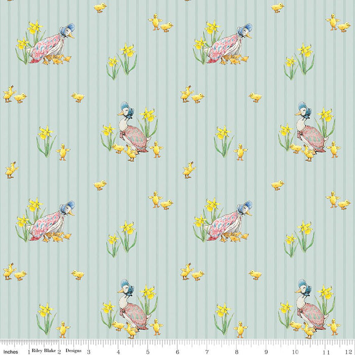 Peter Rabbit for Riley Blake Designs - CD15862 - BLUE - Half Yard - Modern Fabric Shoppe