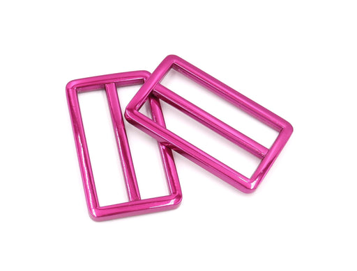 Pink 1 1/2 inch (38mm) Flat Slider - Set of 2 - Modern Fabric Shoppe