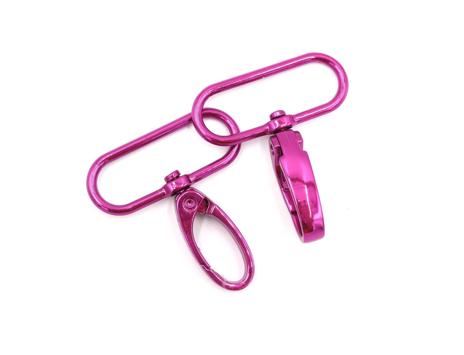 Pink 1 1/2 inch (38mm) Swivel Hook - Set of 2 - Modern Fabric Shoppe