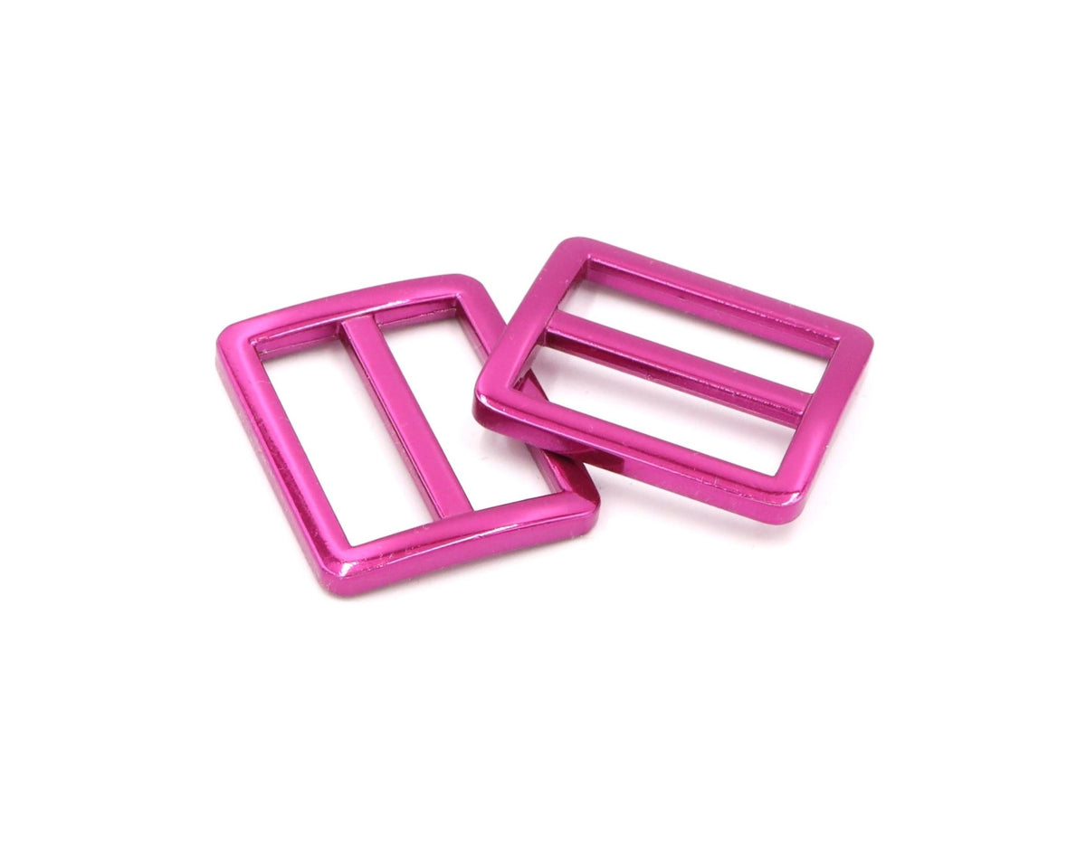 Pink 1 inch (25mm) Flat Slider- Set of 2 - Modern Fabric Shoppe