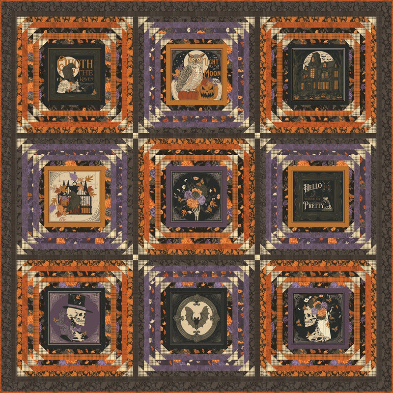 PRE-ORDER A Gothic Haunting Quilt Kit featuring Gothic Haunt by Stacy Iest Hsu- May 2027 - Modern Fabric Shoppe