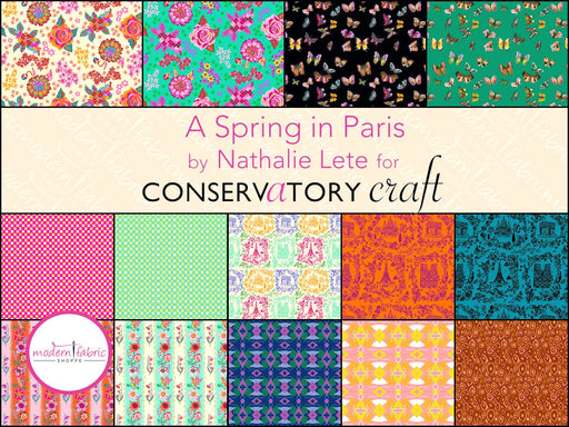 PRE-ORDER A Spring in Paris by Nathalie Lete- Half Yard Bundle- September 2024 - Modern Fabric Shoppe
